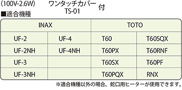 フラッシュバルブヒーター　仕様・定格